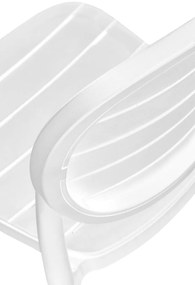 Scaun plastic K529 alb