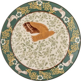 Farfurie verde pentru desert din gresie ø 16 cm Hezha – Bloomingville