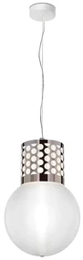 Lustra design Glam Retro realizata manual Atmosfera Pewter