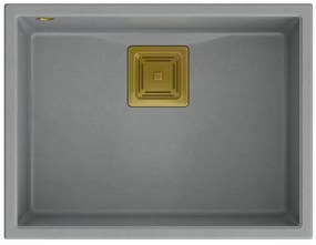 Chiuveta din granit DAVID 50 gri metalic