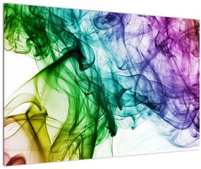 Tablou - fum colorat (90x60 cm)