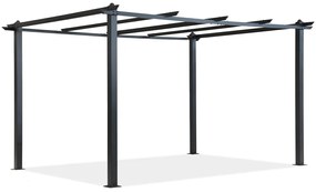 Barbados 3 x 3 m antracit Garden Point metalic patio pergola cadru