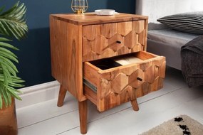 Noptiera din lemn de salcam Mystic 40cm