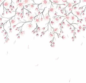 Tapet lavabil Sakura Mural Pink, Sandberg