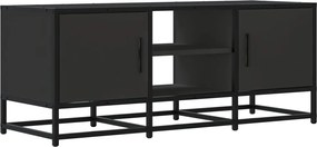 vidaXL Dulap TV, negru, 100x35x41 cm, lemn prelucrat și metal