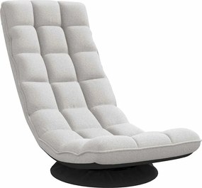 vidaXL Scaun pivotant pentru podea gri nor 70x51x79 cm material textil