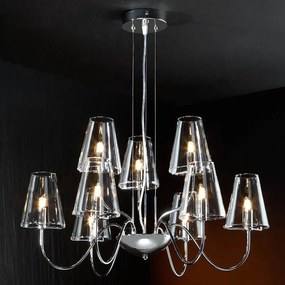 Lustra 9 brate diametru 68cm Silba 692514