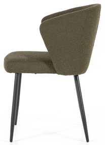 Scaun tapitat Santos verde
