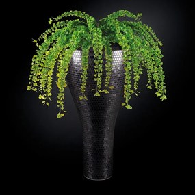 Aranjament floral mare TORONTO MOSAICO BISAZZA, negru 160cm