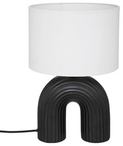 Lampa cu abajur Eidel, baza ceramica, 40,5 cm