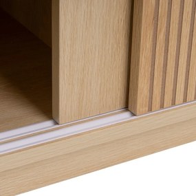 Comodă TV în culoare naturală 115x48x40 cm Naroa – Casa Selección
