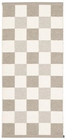 Covor tip traversă pentru interior și exterior bej/crem 70x160 cm Pix Dark Linen – Pappelina