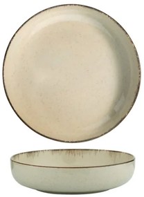 Set de veselă 24 piese, bej, din porțelan