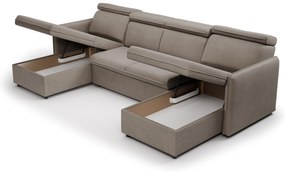 Colţar Barcelia U extensibil - țesătură de acoperire Asti 03