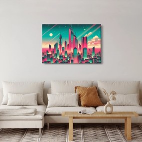 Tablou – Metropolă în stil pop-art (90x60 cm)