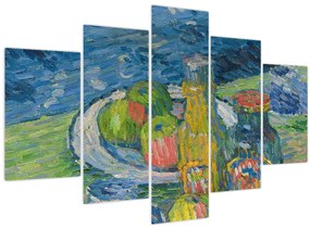 Tablou - Alexej von Jawlensky, Still Life with Bottles and Fruit, reproducere (150x105 cm)