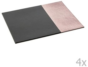 Suporturi pentru farfurii din piele artificială și carton 4 buc. 21x28 cm Geome – Premier Housewares