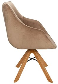 Scaun Vegas Rotativ Smoke Si Oak Gina Brown
