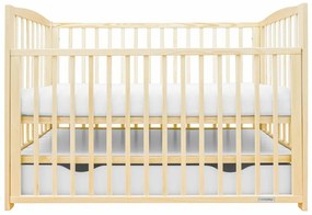 New Baby Pătuț pentru copii Lilly cu laturidetașabile și sertar, natural