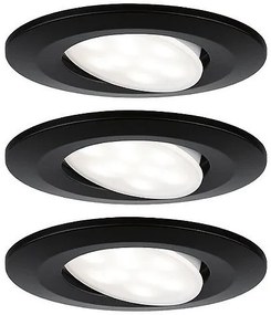 Paulmann Calla lampă încorporată 3x6 W negru 99991