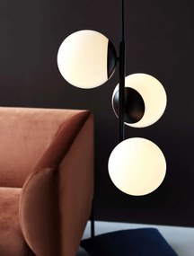 Pendul modern minimalist stil scandinav Lilly negru 48603003 NL