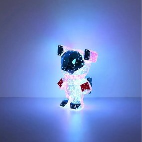 Globo 28085 - Lampă decorativă de masă LED în ambalaj cadou BRONDAR 0,03W/5V USB urs spațial