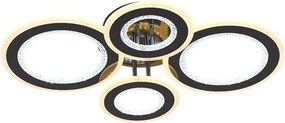 Lustră LED dimabilă aplicată LED/100W/230V 3000-6500K + telecomandă