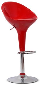 Scaun de bar roșu ABS 105 - Dinamic, Reglabil, Confortabil