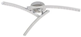 Plafoniera LED pentru baie design modern IP44 Jules crom 18W