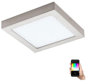 Eglo 96679 - Plafonieră LED RGBW dimerizabilă FUEVA-C LED/15,6W/230V BT