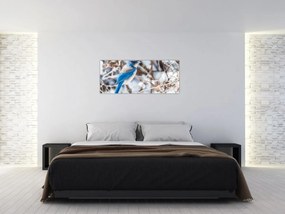 Tablou - Pasare de iarnă (120x50 cm)