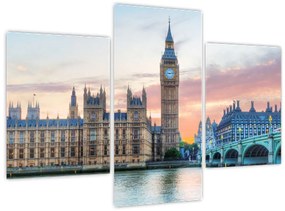 Tablou - Londra în culori pastelate (90x60 cm)