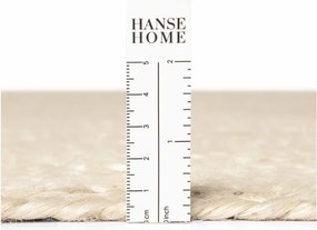 Covor în culoare naturală deschisă reversibil/țesut manual din iută 160x230 cm Braided – Hanse Home