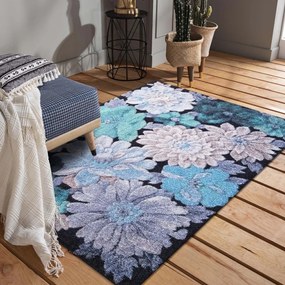 Covor original cu model floral Lăţime: 200 cm | Lungime: 290 cm