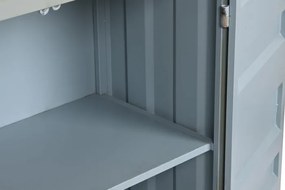 Bufet, turcoaz, din metal, stil industrial, Cargo