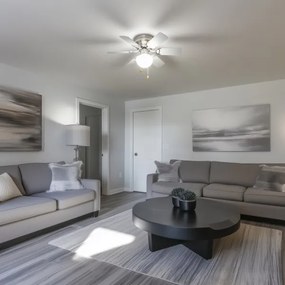 Ventilator de tavan ZEVENTI GALDANA 1xE27/60W/230V gri/alb