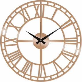Ceas de perete 891TNL2134, auriu, metal, 48x48 cm