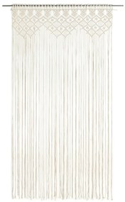 Perdea macrame, 140 x 240 cm, bumbac 1, Crem