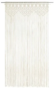 Perdea macrame, 140 x 240 cm, bumbac 1, Crem