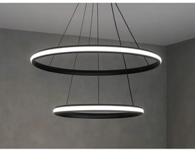 Lustră LED reglabilă suspendată pe cablu, 90W/230V, 3000-6500K, Ø 60 cm, cu telecomandă