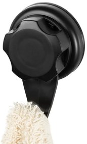 Set 2 cârlige autoadezive de perete Compactor Bestlock, negru