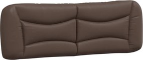 vidaXL Pernă pentru tăblie pat, Hvar, maro, 160 cm, piele artificială