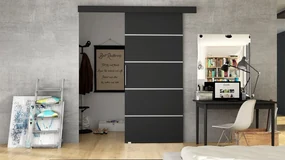 Uși glisant de interior Orenia 90 III (Negru). 1059161