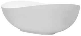 Cada baie freestanding Besco Siya, 172x100 cm, alb mat Alb mat