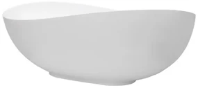 Cada baie freestanding Besco Siya, 172x100 cm, alb mat Alb mat