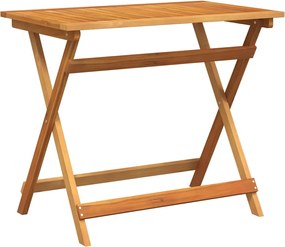 vidaXL Masă de Grădină Maro 90 x 55 x 75 cm Lemn Solid de Acacia