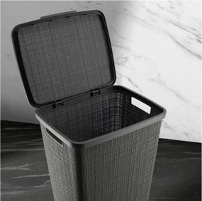 Curver Coș pentru rufe murdare Jute 58 l, griînchis