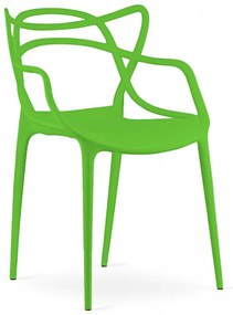 Scaun din plastic verde KATO