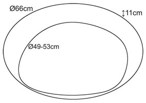 Plafonieră LED dimabilă LED/51W/230V 3000-6500K Top Light + telecomandă