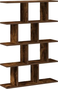 vidaXL Raft cubic perete 12compartimente stejar fumuriu lemn prelucrat